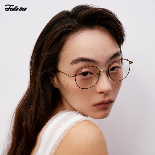 韩版显瘦女配镜文艺眼镜潮