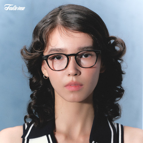 Fakeme 板材方框女显脸小中性慵懒ins风近视眼镜架光学镜Kani