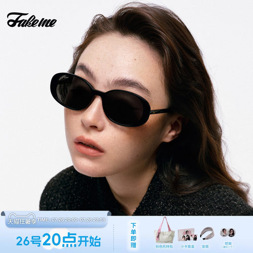 Fakeme复古太阳眼镜墨镜女