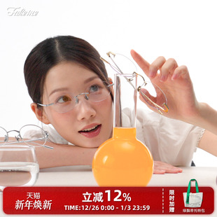 mary Fakeme无框清冷感光学镜小冰镜素颜镜 商家自播