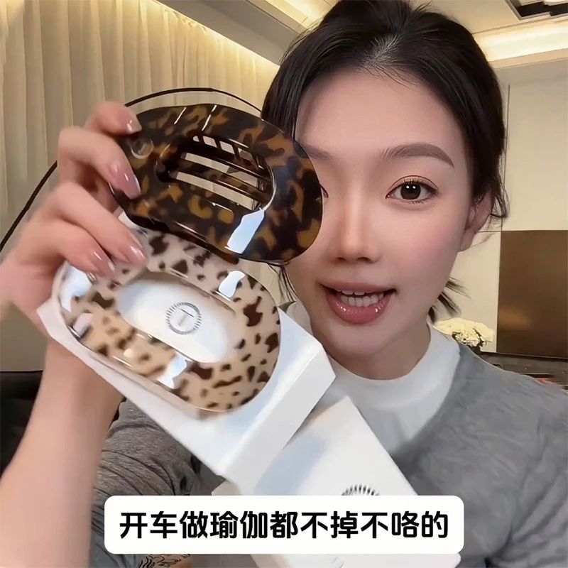 弧形扁平盘发发夹女开车做瑜伽都不掉不硌头鲍鱼抓夹后脑勺鸭嘴夹