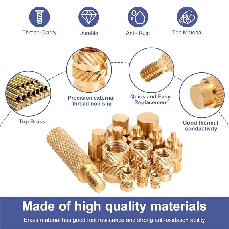 308pcs 土八铜螺母配工具盒装 螺纹插入熔融线螺丝螺钉螺母,包装,五金配件包装,淘宝优惠券,粉丝福利购,淘宝优惠卷
