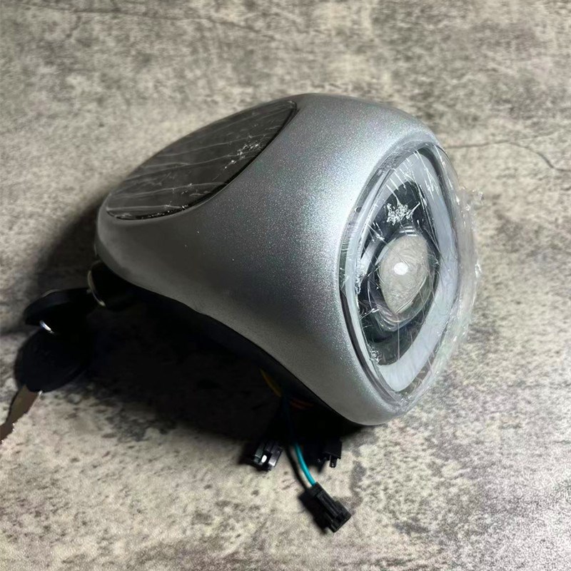 简易款电瓶动车i液晶仪表盘48v量显示器三合一压大灯喇叭改装配件