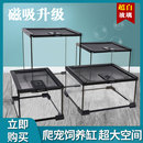 爬宠玻璃缸睫角守宫饲养箱鬃狮蜥蜴蛇角蛙树蛙蜘蛛爬虫生态雨林缸