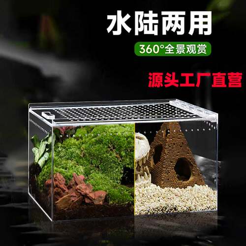 亚克力高透生态雨林造景饲养箱