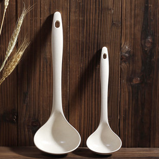 日本长柄大小号汤勺子家用盛粥拉面喝汤稀饭塑料创意厨房非木不粘