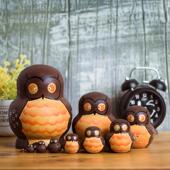 套娃玩具儿童10层俄罗斯风干椴木可爱手工绘制益智摆件礼物