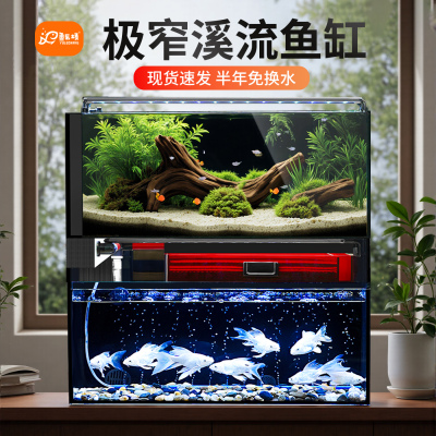 生态鱼缸小型客厅超白玻璃缸