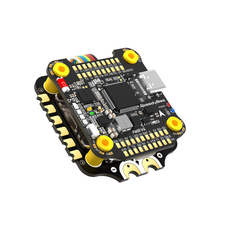 SpeedyBee F405 V4/V5 uçuş kontrolçu və 4-ü-1 ESC qülləsi