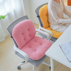 毛绒椅垫办公室久坐坐垫加厚保暖椅子垫子学生写字椅垫