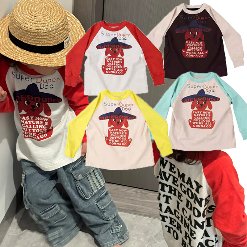 秋季新装儿童潮酷长袖打底衫