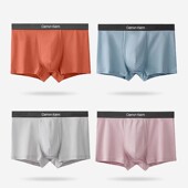 CemvnKeim内裤 衩 头纯棉裆秋冬平角短学生无痕裤 男士 男生四角底裤