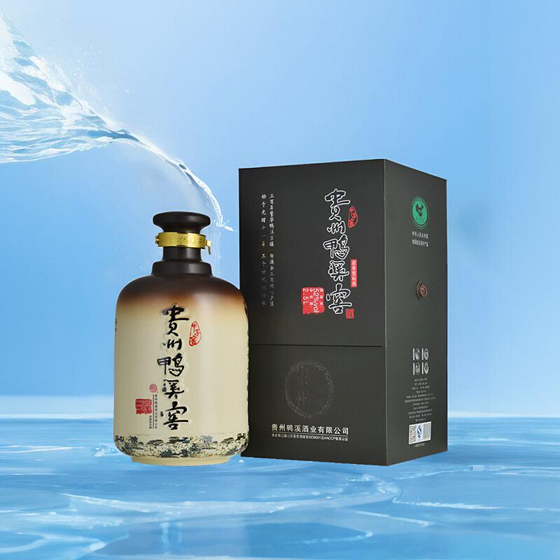 贵州鸭溪窖甲子窖52度浓香型白酒老字号浓头酱尾粮食酒整箱2*2.5L