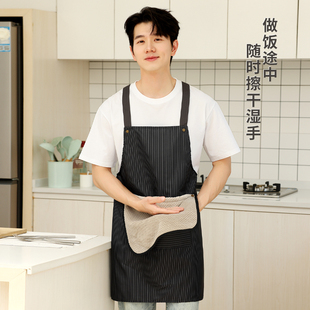 男士围裙腰家用厨房防水防油2026新款年轻款高级感工作服擦手做饭