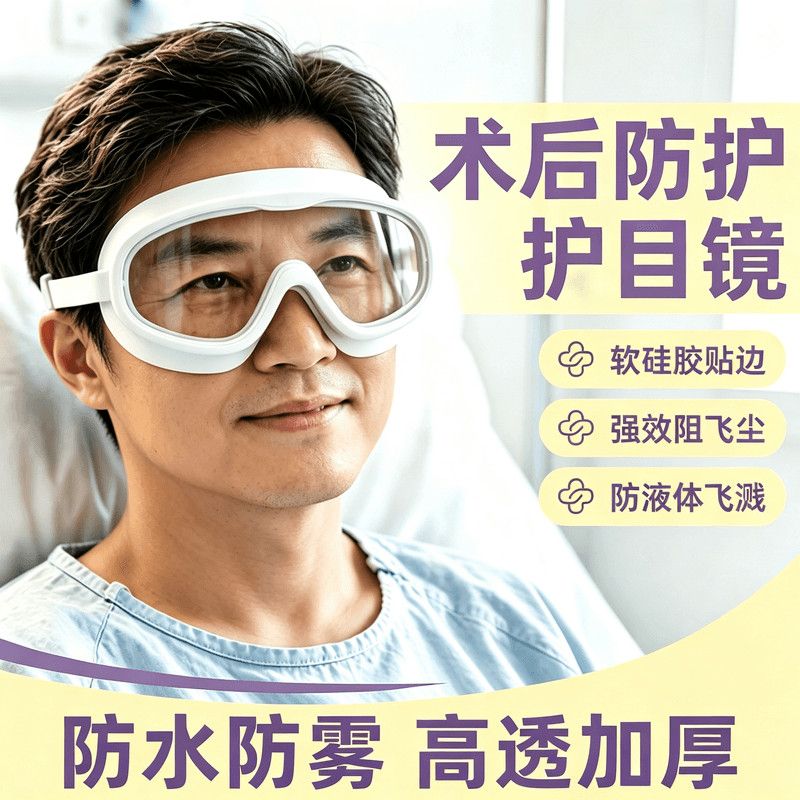 近视手术后护目镜护眼视力眼镜术后全飞秒icl防护双眼皮防水眼罩
