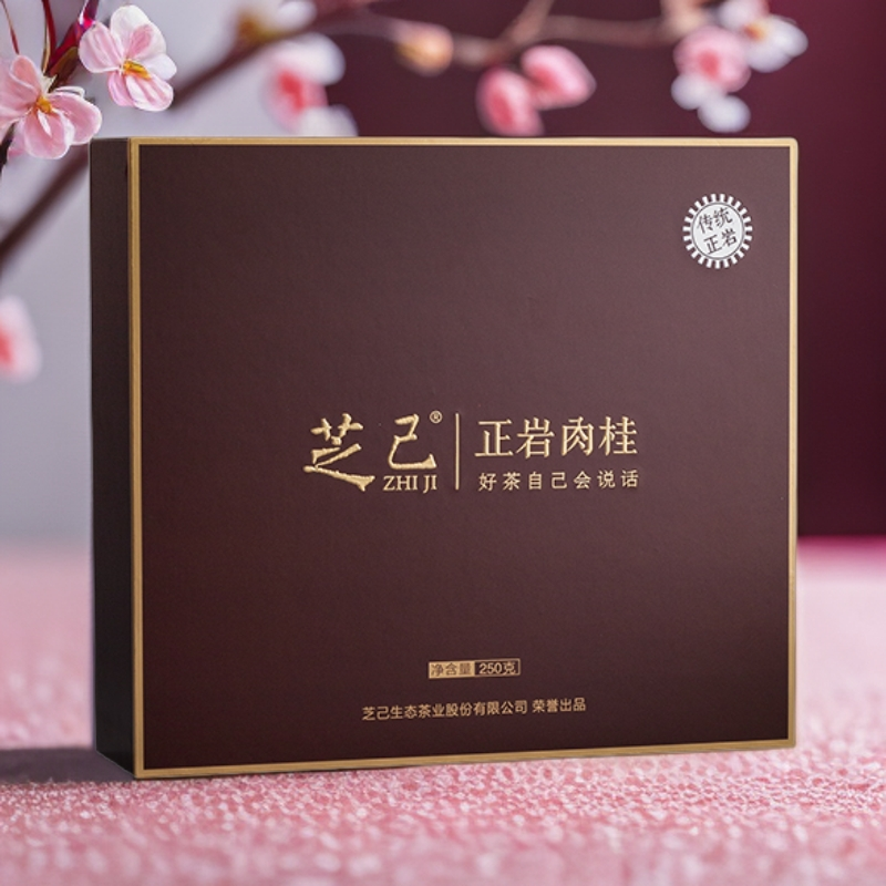 武夷山肉桂岩茶果香桂皮香乌龙茶250g芝己首礼大红袍正岩肉桂浓香