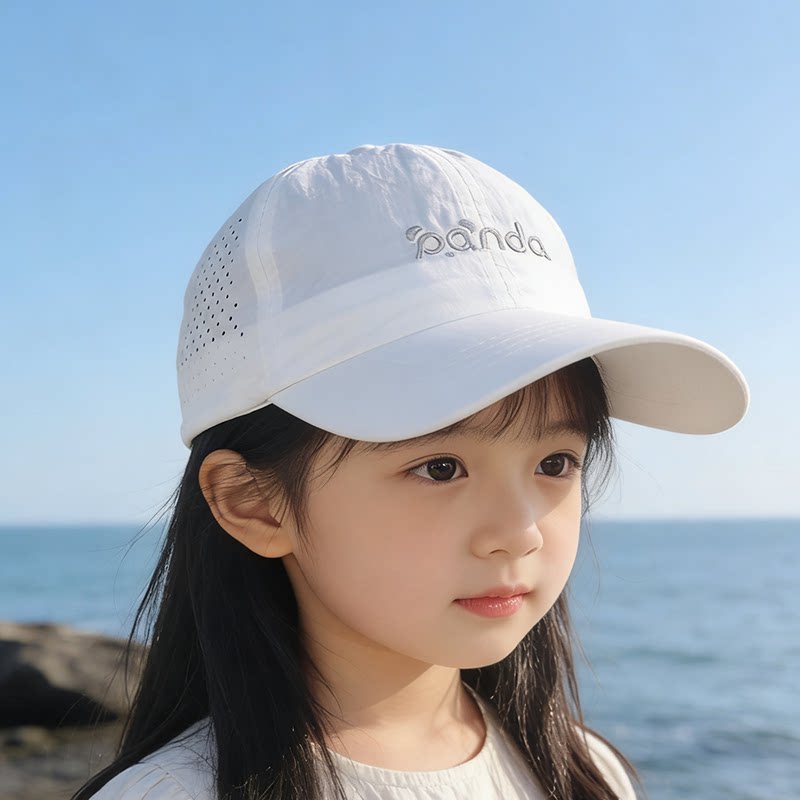休闲速干儿童棒球帽春夏季薄款男女宝宝鸭舌帽遮太阳帽子中大童帽