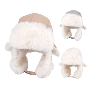 儿童雷锋帽冬季保暖帽子中大童护耳帽女男宝宝帽防寒风加厚护耳帽