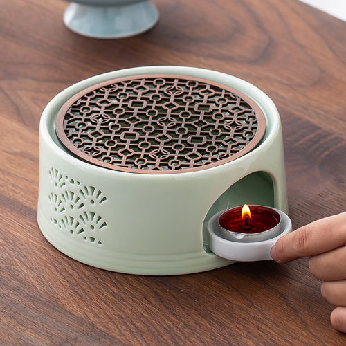 盆艺源茶炉蜡烛陶瓷底座酒店餐厅