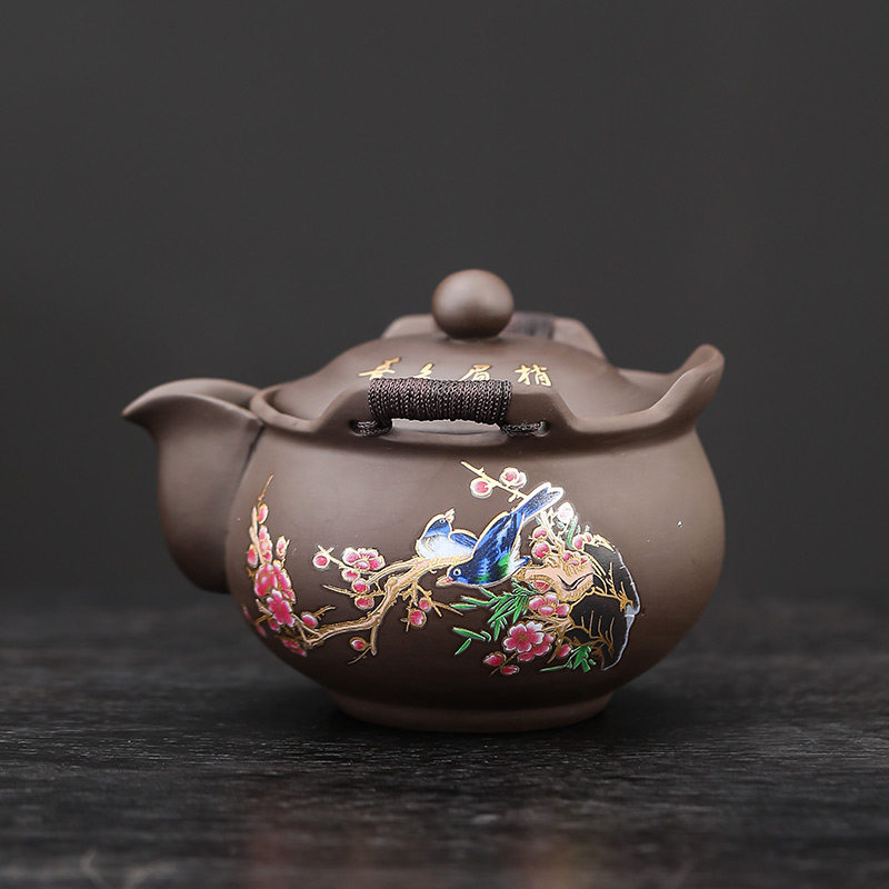 紫砂茶壶盖碗手抓壶不烫手泡茶专用单个家用遇热变色功夫茶壶茶杯,餐饮具,茶壶,淘宝优惠券,粉丝福利购,淘宝优惠卷