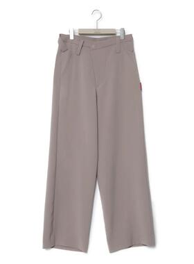 现货五折 日本设计师品牌FUMITO GANRYU 24秋冬 宽松通勤直筒西裤