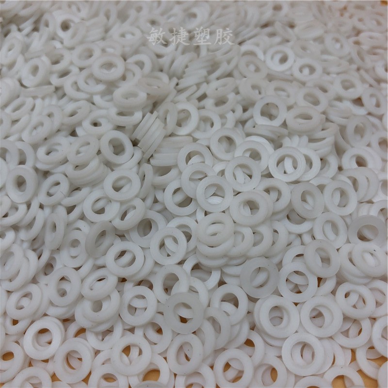 四氟垫片聚四氟乙烯板加工四氟法兰垫密封圈4分6分1寸铁氟龙圆垫