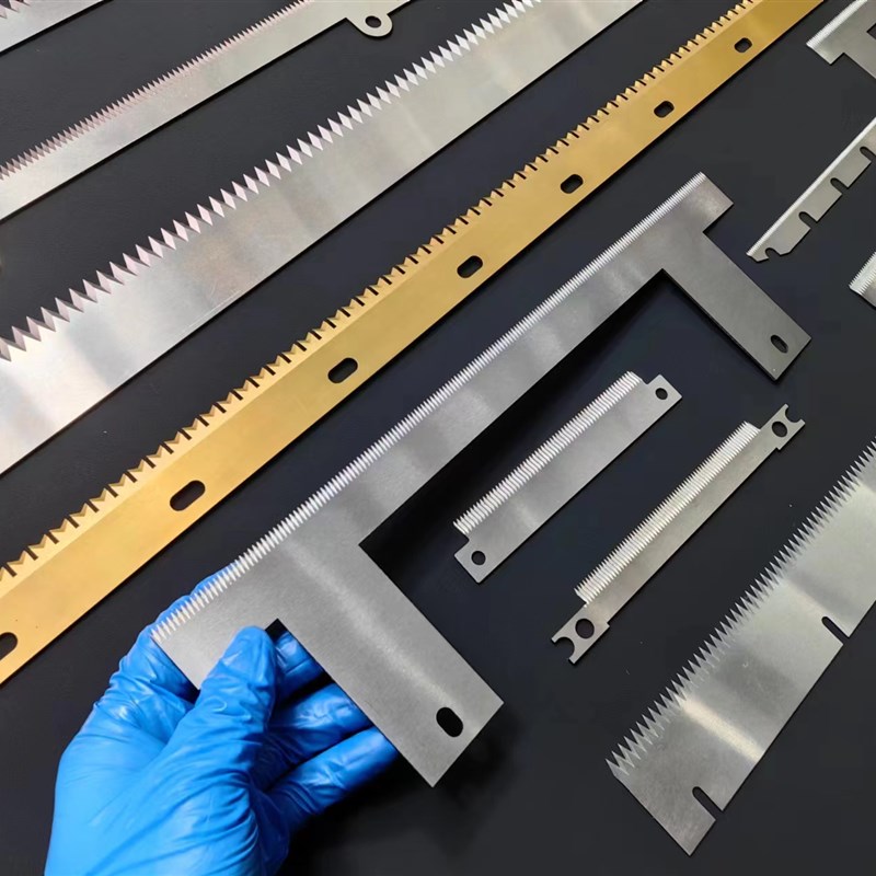 齿形刀片 自f动包装机封箱机齿刀片 T形齿刀 定做齿刀异形刀片