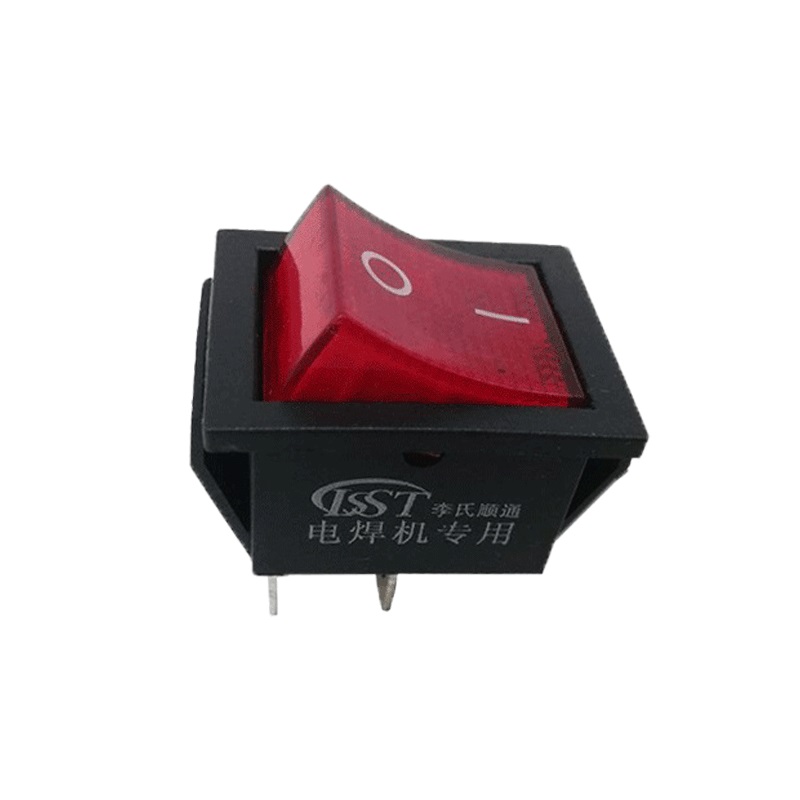 船型开关按钮30A250V大功率小型家用电焊机KDC电源开关4脚2挡