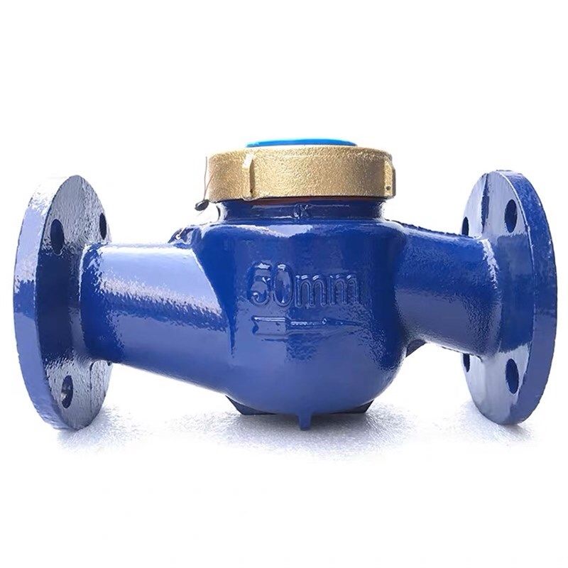 法兰水表 大口径旋翼式数字卧式机械自来水专用冷水热水表DN50100