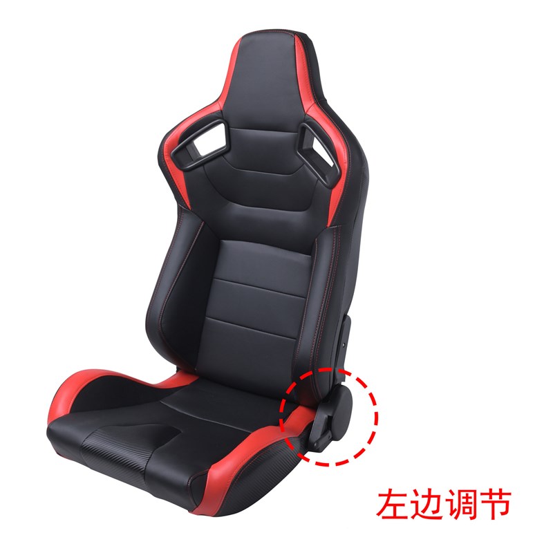汽车运动座椅改装 赛车模拟器专用座椅 可调靠背电竞座椅 PVC皮革