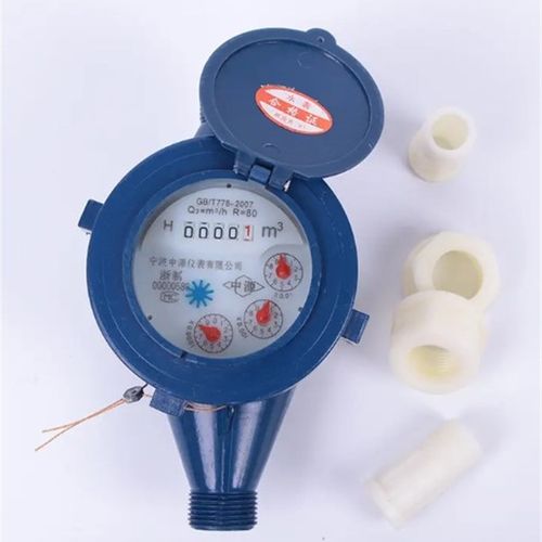 家用水表自来水4分6分旋翼式数字水表铜接头冷热水表防滴漏型水表