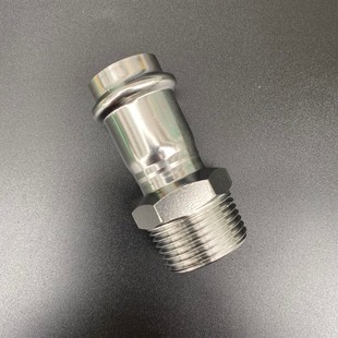 304双卡压式外丝直接水管配件接头穿线管薄壁不锈钢卡压管件大全