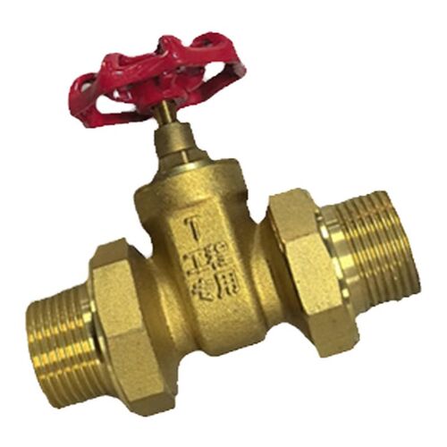 加厚闸阀双活接20外丝水表自来水水表水管25开关铜4分6分1寸dn15