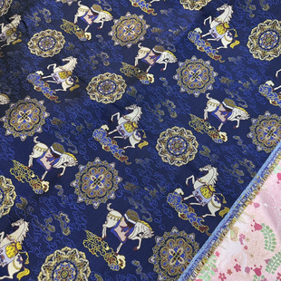 马上有福钱小萍品牌宋锦做手机壳葫芦发夹手工碎布料