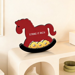 【马上有钱】创意入户玄关柜摆件客厅电视柜装饰品收银台小摆件