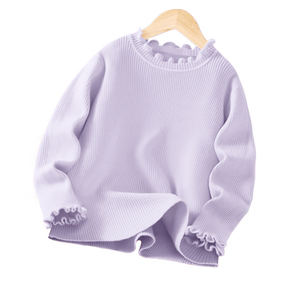 棉致女童针织衫2024新款儿童秋冬毛衣洋气女孩衣服童装中大童上衣