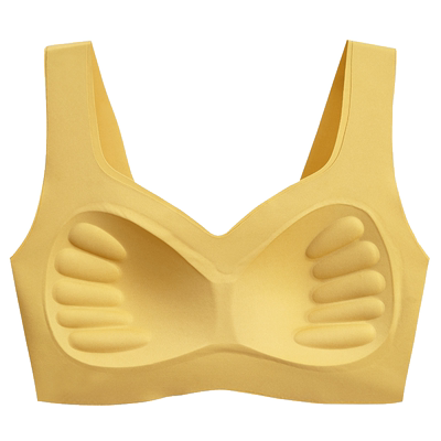 无痕内衣女一体式固定杯运动文胸