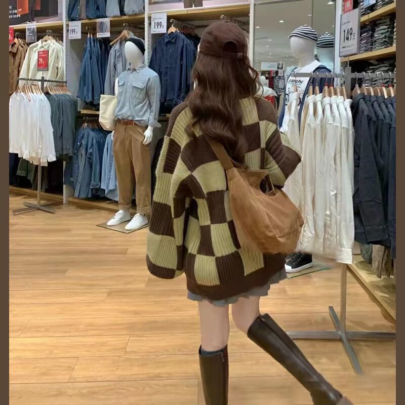 MATERNITY FASHION SUIT AUTUMN AND WINTER PLUS SIZE INTERNET CELEBRITY FASHION BELLY COVERING THIN LAZY STYLE SWEATER PLEATED SKIRT TWO-PIECE SET