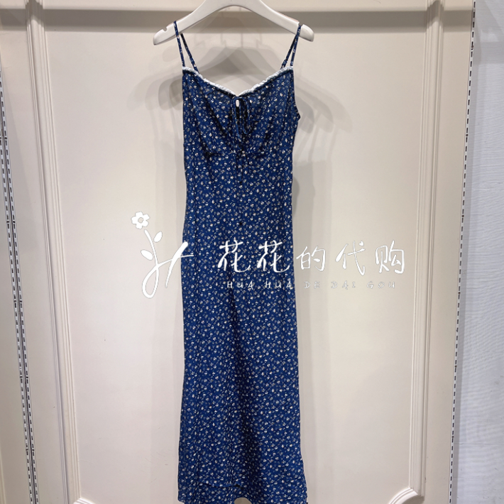 B252L301Banana baby2025夏专柜正品香蕉宝贝拼花边吊带连衣裙699
