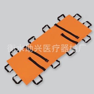 便携式 软担架厂家蓝色折叠消防急救救援家用牛津布软简易应急便携