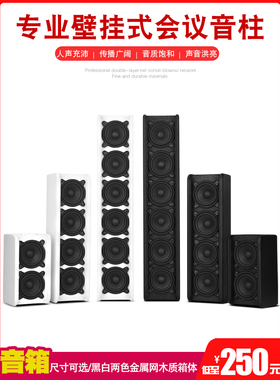 Ctvcter L32/L34/L36会议音响音柱音箱壁挂广播商场定阻环绕无源