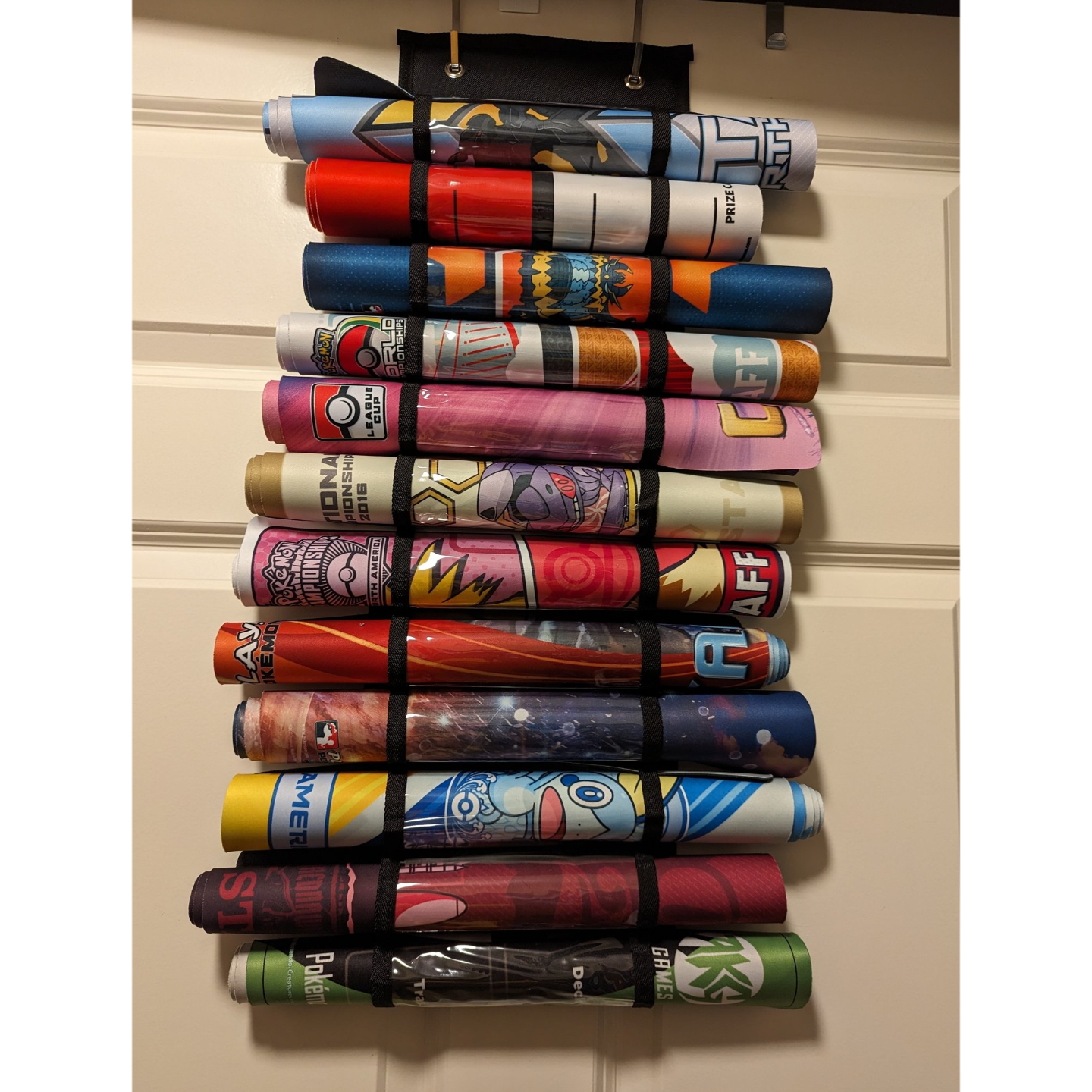 卡垫收纳袋卡牌壁挂收纳袋单人双人宝可梦游戏王海贼王playmat