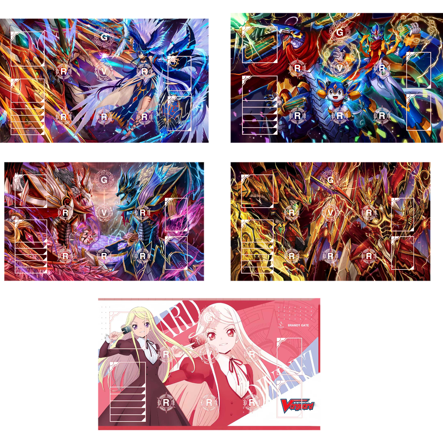 VG 卡垫卡片战斗先导者playmat对战垫像胶垫 桌垫 牌垫