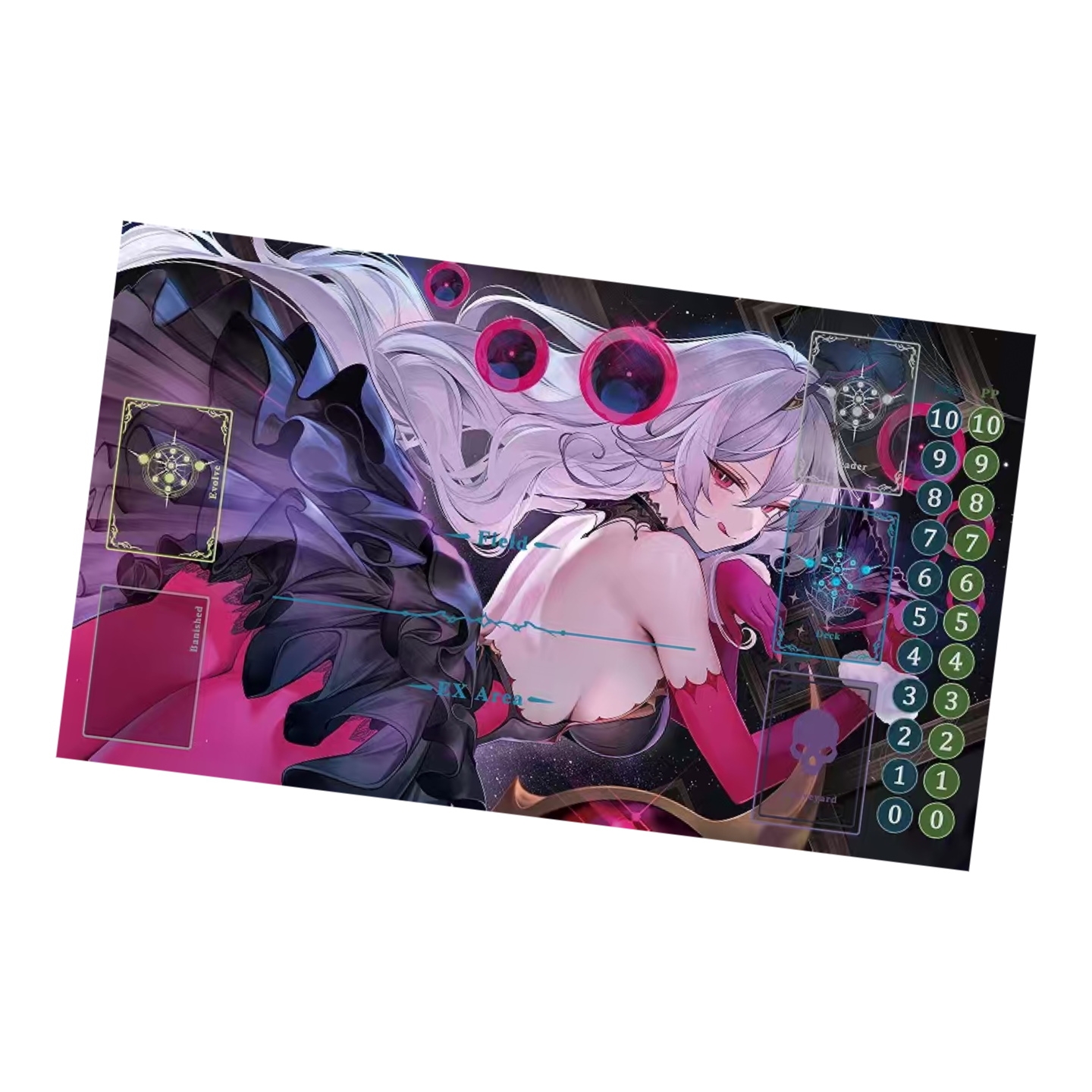 卡垫影之诗进化对决单人牌垫混融的继承者卡垫 莎木纳克雅playmat