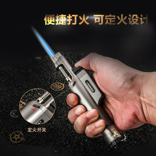 百诚bc 蓝火直冲充气打火机厂家 530新款 金属防风小焊枪喷枪