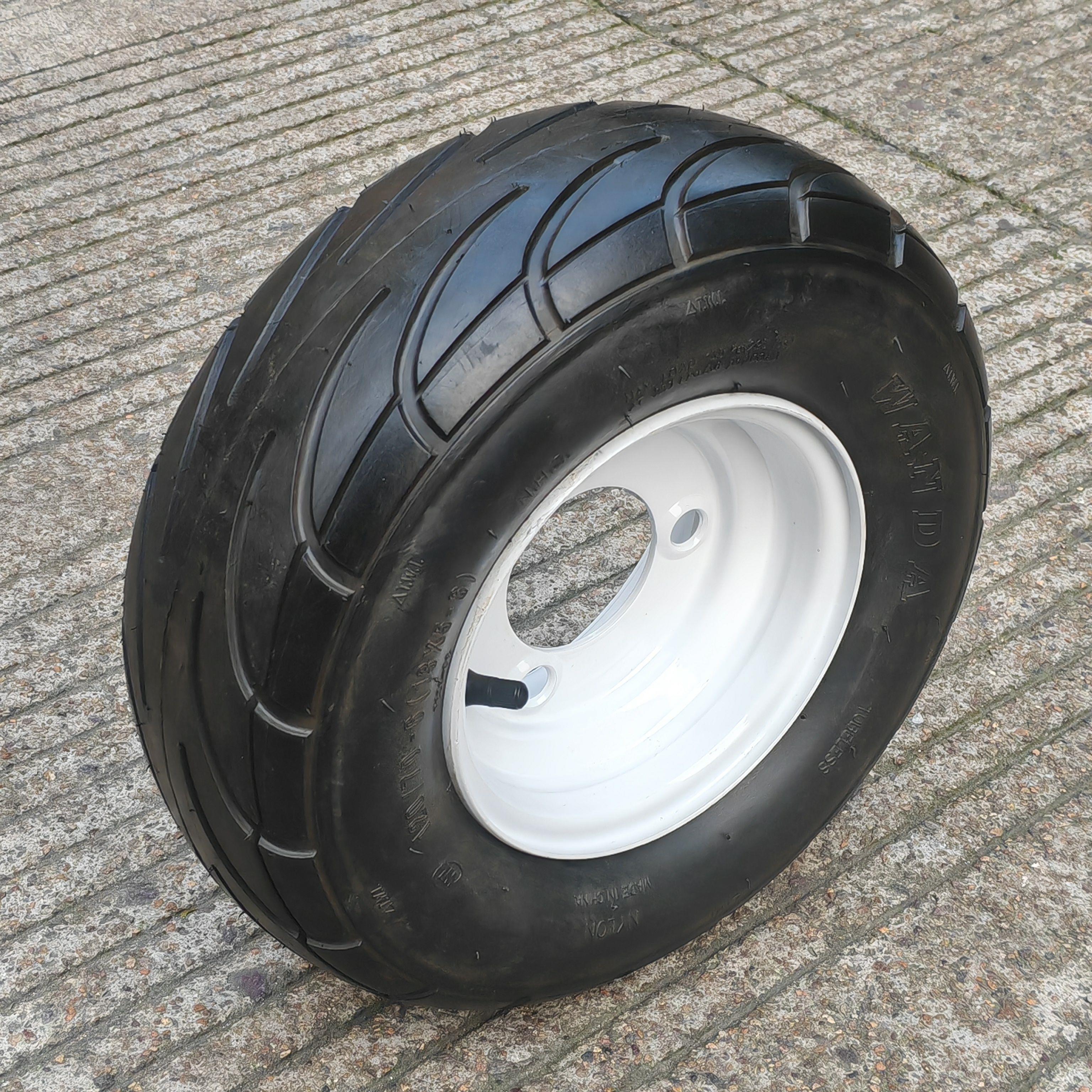 四轮游乐车电动卡丁车配件13X5-6寸轮胎120/70-6公路真空胎轮毂