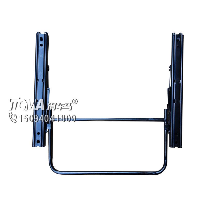 改装汽车座椅配件主副驾滑轨导轨双锁止滑道前后滑动中后排改床