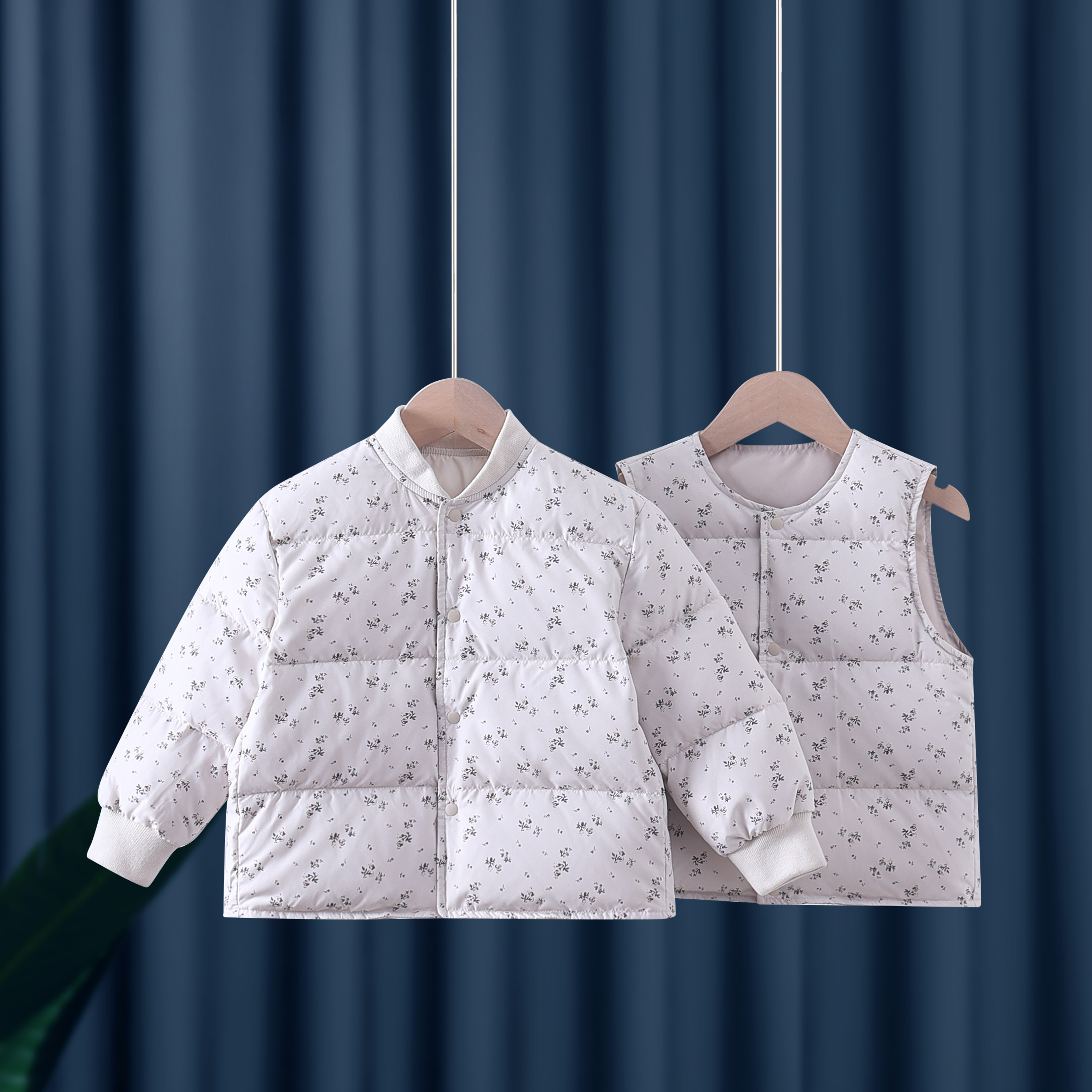 科迪熊女童羽绒内胆中大童校服内搭儿童内穿白鸭绒2025秋冬新款