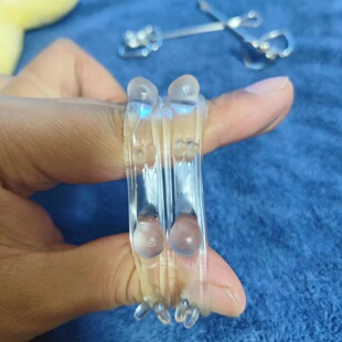 超软硅胶球龙珠解压球8颗珠子10mm大颗粒入珠环软珠套环圈