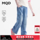 裤 清仓MQD童装 儿童韩版 透气牛仔工装 女童宽松直筒牛仔裤 2025夏装